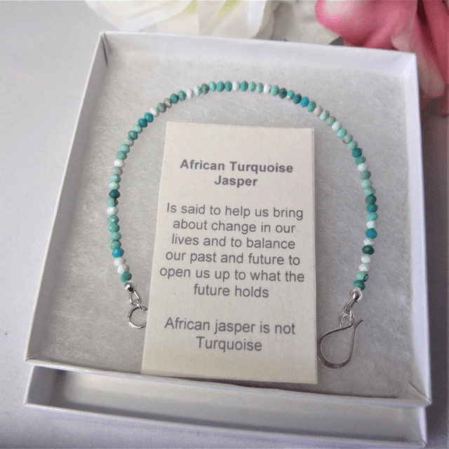 African Turquoise Jasper bracelet