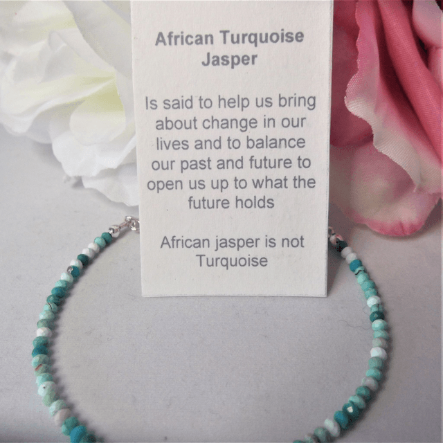 African Turquoise Jasper bracelet