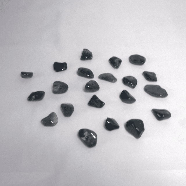 Green moss agate tumble stones