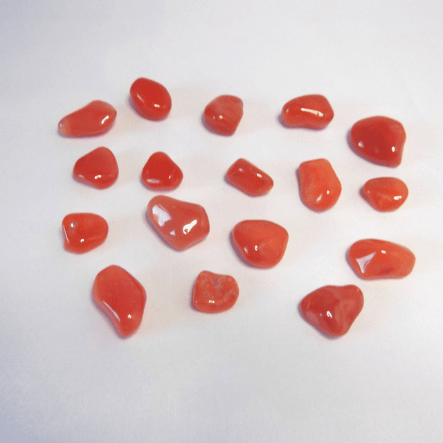 Carnelian tumble stones